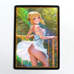 ARTORIA PENDRAGON Waifu Anime Card LIMITED 1/1 Custom TCG Holo T14198 - Image 1