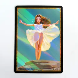 AERITH GAINSBOROUGH Waifu Anime Card LIMITED 1/1 Custom TCG Holo T14192 - Image 1