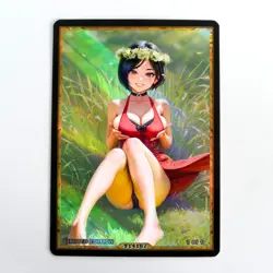 ADA WONG Waifu Anime Card LIMITED 1/1 Custom TCG Holo Goddess Story ACG T14187 - Image 1