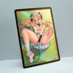 ABIGAIL WILLIAMS Waifu Anime Card LIMITED 1/1 Custom TCG Holo T14185 - Image 2