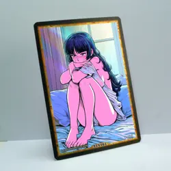 SABRINA Waifu Anime Card LIMITED 1/1 Custom TCG Holo Goddess Story ACG T14182 - Image 2