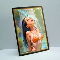 NEMONA Waifu Anime Card LIMITED 1/1 Custom TCG Holo Goddess Story ACG T14163 - Image 2