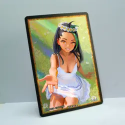 NEMONA Waifu Anime Card LIMITED 1/1 Custom TCG Holo Goddess Story ACG T14161 - Image 2