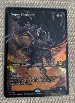 Super Shredder Showcase FOIL Teenage Mutant Ninja Turtles MTG Mythic TMNT Mint - Image 3