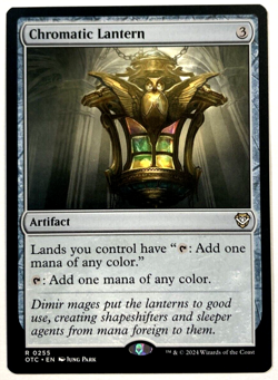 MTG Chromatic Lantern Outlaws of Thunder Junction Commander 255 - Image 1