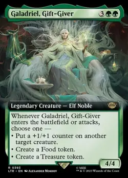 MTG GALADRIEL, GIFT-GIVER BORDERLESS The Lord of the Rings NM - Image 1