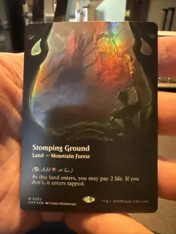Stomping Ground (Borderless) Edge of Eternities Foil 283 NM - Image 1