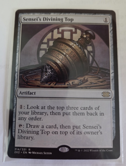 MTG, Sensei's Divining Top-Double Masters 2022 Regular NM - Image 1