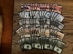 Mtg Champions Of Kamigawa Basic Land Lot x80 Magic the Gathering 4x Each Art LP - Image 1