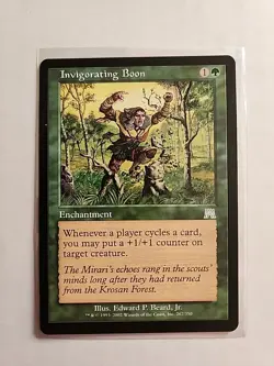 Invigorating Boon - Onslaught - LP - MTG Magic - Uncommon - Enchantment - Image 1