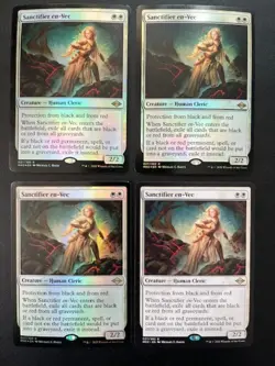 MTG- Sanctifier en-Vec x4 - MH2 (Three are FOIL) - Image 1