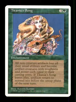 Titania's Song LP Light Play Fourth Edition MTG [12235] - Image 1