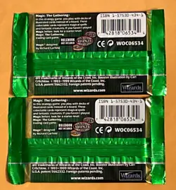 CLASSIC SIXTH 6th Edition Magic the Gathering 2x BOOSTER PACK LOT Factory Sealed - Image 3