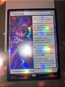 magic the gathering TMNT Ninja Teen Foil - Image 1