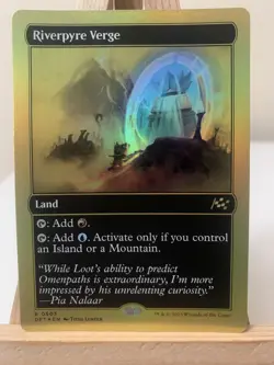 Riverpyre Verge (First-Place Foil)-MTG- Aetherdrift Foil RARE - Image 1