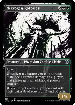 Necrogen Rotpriest (Showcase) 296 Phyrexia: All Will Be One Magic MTG Foil - Image 1