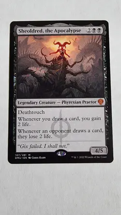 Sheoldred, the Apocalypse - Regular - Dominaria United Legendary Mythic Black - Image 1