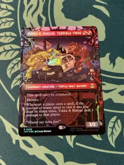 Tokka & Rahzar, Terrible Twos Showcase Foil Teenage Mutant Ninja Turtles TMT MTG - Image 1