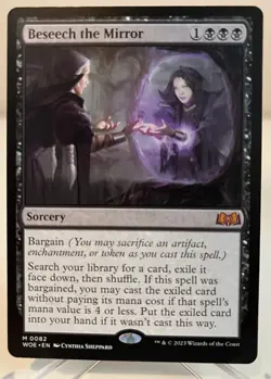 Magic MTG Beseech the Mirror *Wilds of Eldraine* Near Mint & Un-Played Mythic - Image 1
