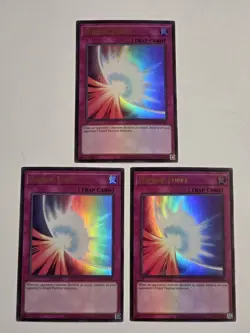 Mirror Force LCKC-EN053 (x3) Ultra Rare Yugioh Set Legendary Collection Kaiba - Image 1