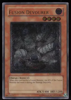 Fusion Devourer (UTR) STON-EN020 STON Ultimate Rare Strike of Neos Yu-Gi-Oh #2 - Image 1