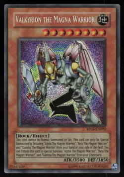 Valkyrion the Magna Warrior RP02-EN092 Secret Rare ORINGAL Yu-Gi-Oh - Image 1