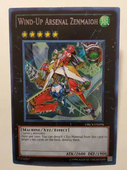 Wind-Up Arsenal Zenmaioh Secret Rare ORCS-EN098 Unlimited Near Mint Yugioh - Image 1