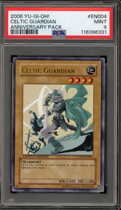 Yu-Gi-Oh! Celtic Guardian Anniversary Pk. Promo YAP1-EN004 PSA 9 Mint - Image 1