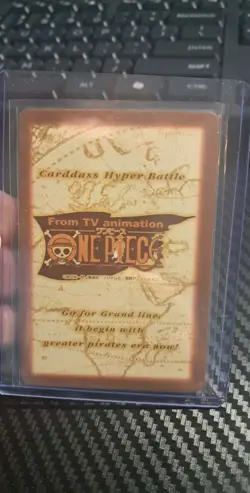 BANDAI One Piece Hyper Battle S59 ZORO HOLO FOIL SCARCE EARLY CARD - Image 2
