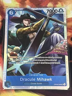 Dracule Mihawk Super Rare (SR) OP09-048 -The Best- Vol. 2 (Reprint) English - Image 1