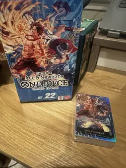 One Piece TCG Ace & Newgate Starter Deck ST-22 , Brick Promo Only , No Pack - Image 1