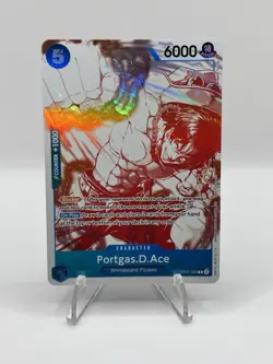 One Piece CCG TCG Portgas D. Ace OP07-053 3rd Anniversary Treasure Campaign MINT - Image 1