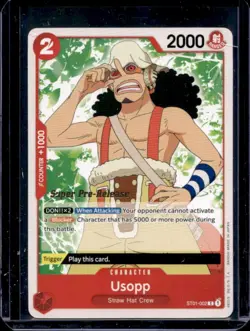 2023 One Piece Premium Card Collection FILM RED Edition Usopp #ST01-002 - Image 1