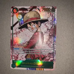 Monkey D Luffy SEC Alt Art OP13-118 Carrying On His Will One Piece | - Image 2