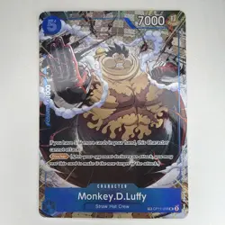 One Piece TCG Monkey.D.Luffy - OP11-058 (TR) Carrying On His Will Treasure Rare - Image 1