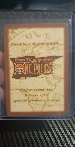 BANDAI One Piece Hyper Battle S97 ZORO SANJI HOLO FOIL SCARCE EARLY CARD VINATGE - Image 2