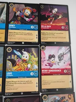 Lorcana Duck Tales Lot 13 Cards (1 Scrooge Mcduck Foil 154/204) - Image 4