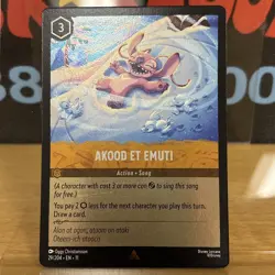 Disney Lorcana - Winterspell - Akood Et Emuti - 29/204 - Cold Foil Rare - Image 1