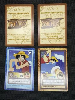 1999 One Piece Carddass Hyper Battle First Stage Rookie Luffy Nami Set Nm - Image 2