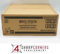 ONE PIECE OP-13 ENGLISH CARRYING ON HIS WILL 12-BOX BOOSTER CASE FACTORY SEALED - Image 2