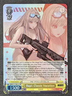 RAPI: CLASSIC VACATION E011S SR Weiss Schwarz Goddess Of Victory: NIKKE - Image 1