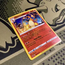 Charizard Reverse Holo Rare 025/185 2020 SWSH Vivid Voltage Pokemon Card NM - Image 2