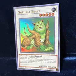 YUGIOH DUPO-EN091 Naturia Beast Ultra Rare 1st Edtion Card - Image 1