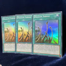 YUGIOH DRAGON SHRINE SDBE-EN019 1ST Edition SUPER Rare X3 Card - Image 1