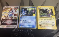 Moderate Condition Pokemon Card Lot- 3 cards read description. - Image 1