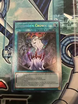 Forbidden Crown Spell Card Burst Protocol 1st Edition secret rare Yu-Gi-Oh! - Image 1