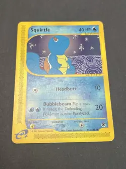 Pokemon TCG Squirtle Expedition Base Set 2002 Card #132/165 - Image 1