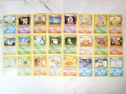 54 Card Pokemon WOTC Lot – Dark & Light Pokemon – Gym/Neo/Base Mixed 14/15 - Image 1