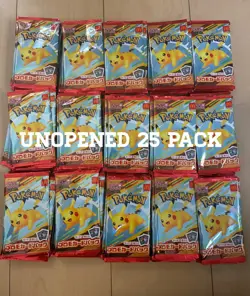 Pokemon Card McDonald's Promo 25 Packs Pikachu 020/M-P Random Unopened Japanese - Image 1
