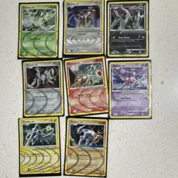 Nintendo Pokemon TCG Holo Arceus Arceus Set AR1-AR8 2009 Lot (8 Cards) - Image 1